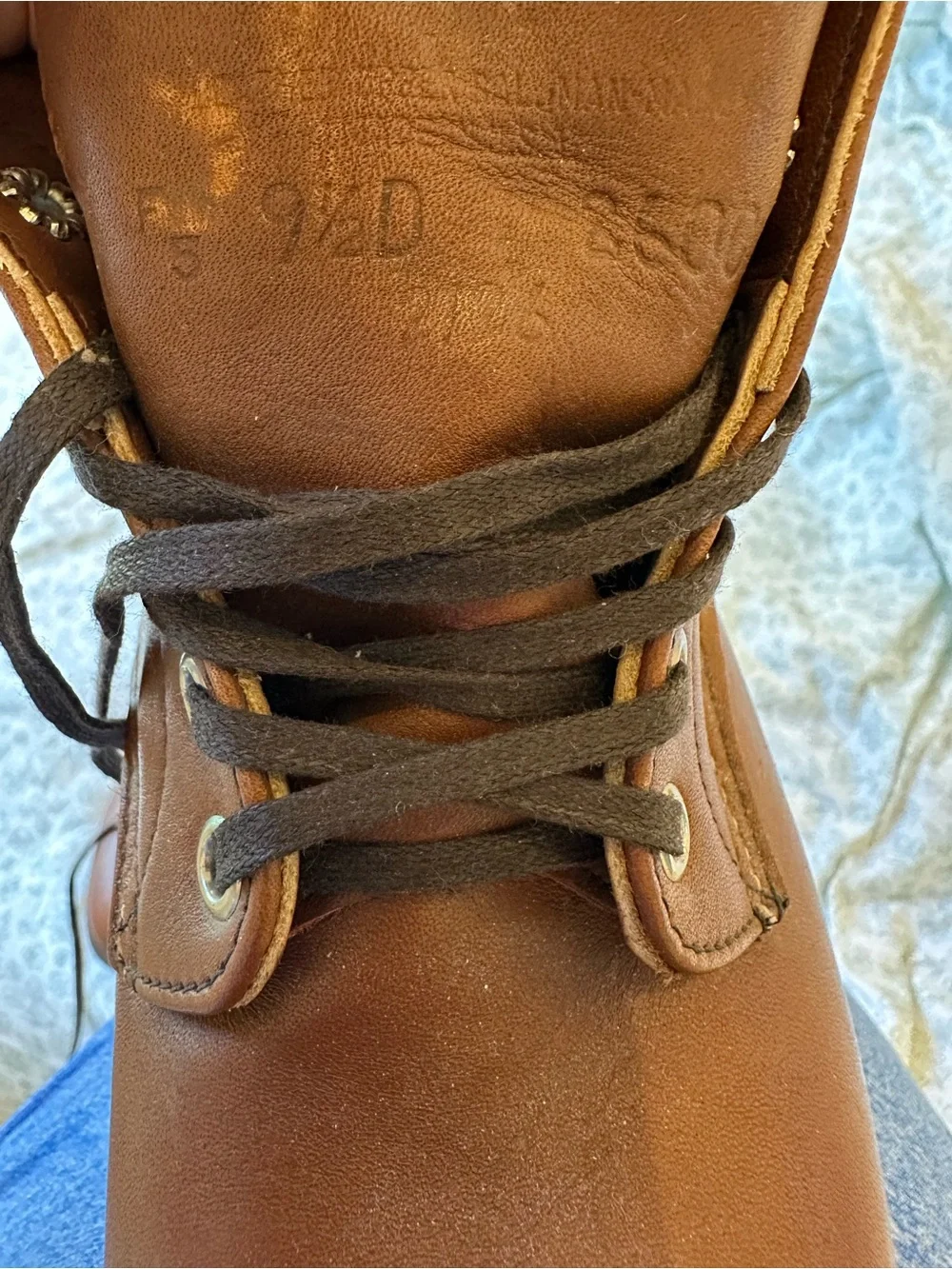Red Wing Shoes vintage chestnut